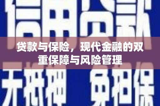 信丰贷款与保险，现代金融的双重保障与风险管理