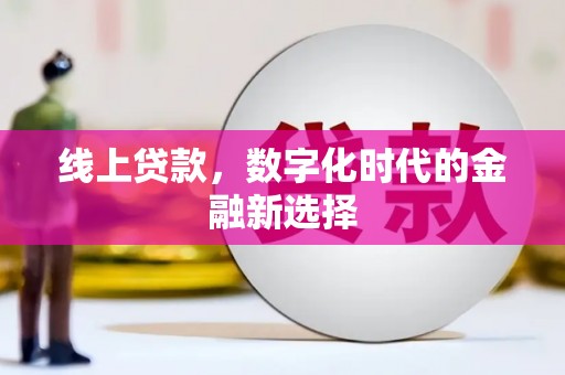 信丰线上贷款，数字化时代的金融新选择