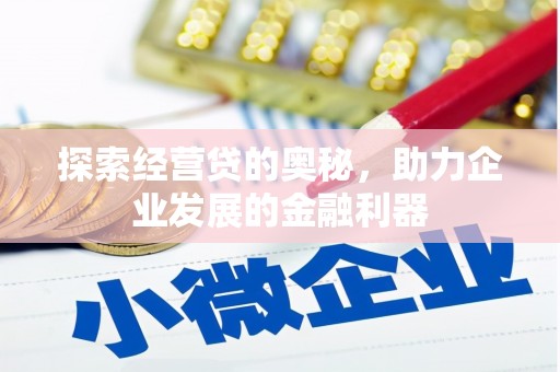信丰探索经营贷的奥秘，助力企业发展的金融利器