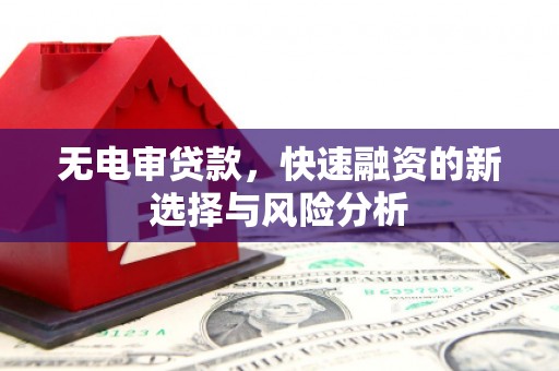 信丰无电审贷款，快速融资的新选择与风险分析