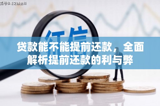 信丰贷款能不能提前还款，全面解析提前还款的利与弊