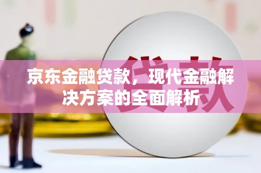 信丰京东金融贷款，现代金融解决方案的全面解析