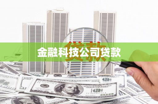 信丰金融科技公司贷款