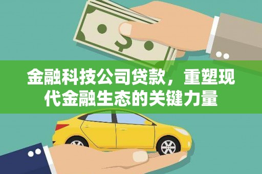 信丰金融科技公司贷款，重塑现代金融生态的关键力量