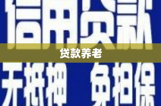 信丰贷款养老
